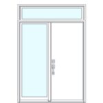 Single Door (Left XL Sidelite & Transom)